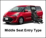 MIDDLE SEAT ACCESSIBLE VEHICLE FOR HANDICAP PERSON