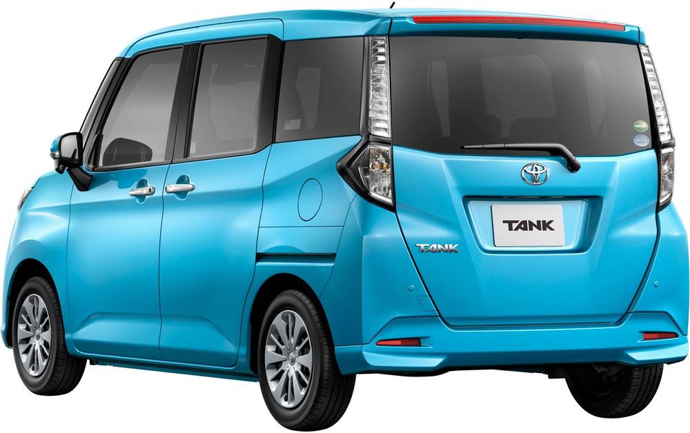 New Toyota Tank photo: Back view (Rear image) New Toyota Tank photo: Back view (Rear image)