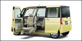 DAIHATSU TANTO FRONT SEAT ACCESSIBLE VEHICLE: LIFTUP TYPE