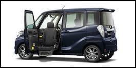 MITSUBISHI EK SPACE FRONT SEAT ACCESSIBLE VEHICLE: LIFTUP TYPE