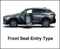 MAZDA FRONT SEAT ACCESSIBLE CAR FOR HANDICAP PERSON