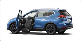 NISSAN X-TRAIL FRONT SEAT ACCESSIBLE VEHICLE: LIFTUP TYPE