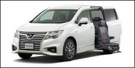 NISSAN ELGRAND MIDDLE SEAT ACCESSIBLE VEHICLE: LIFTUP TYPE