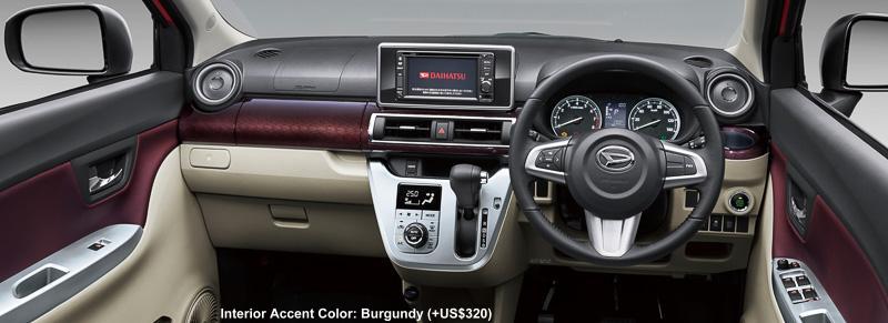 New Daihatsu Cast Style photo: Cockpit picture (Burgundy +US$320))