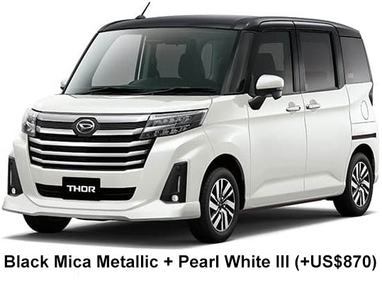 Daihatsu Thor Custom Color: Black Mica Metallic + Pearl White Ⅲ