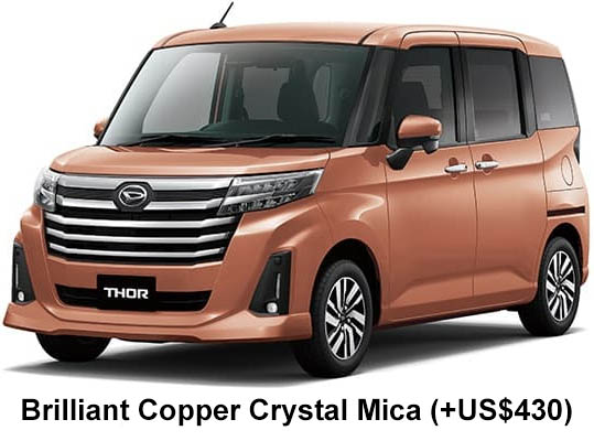 Daihatsu Thor Custom Color: Brilliant Copper Crystal Mica