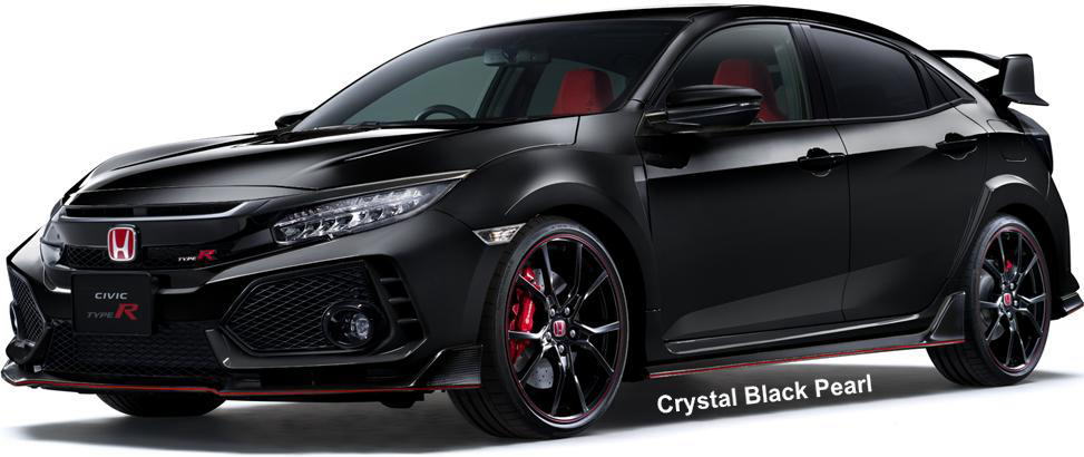 New Honda Civic Type R body color: Crystal Black Pearl