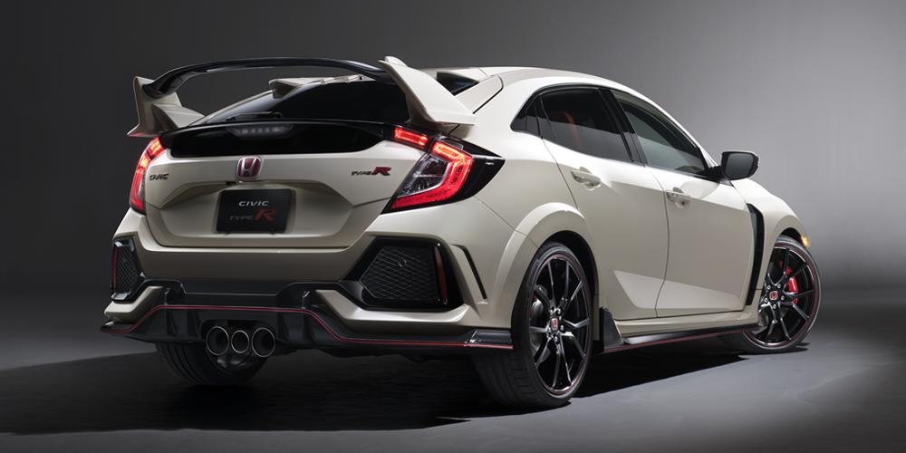 New Honda Civic Type R photo: Back view