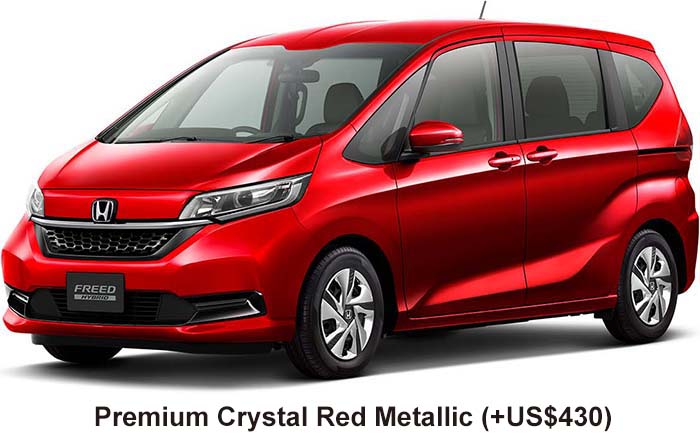 Honda Freed Color: Premium Crystal Red Metallic