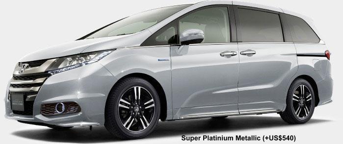 New Honda Odyssey Absolute Hybrid Body Color: SUPER PLATINIUM METALLIC (option color +US$540)