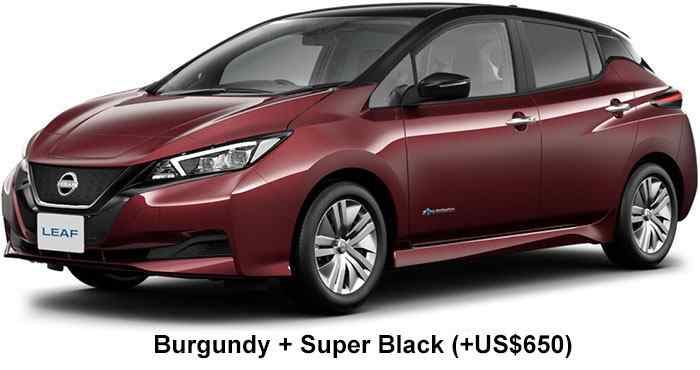 Nissan Leaf Color: Burgundy Super Black