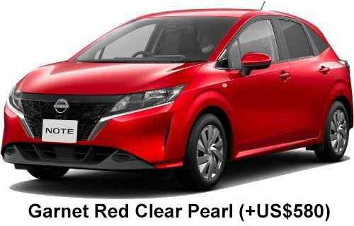 Nissan Note e-Power Color: Garnet Red