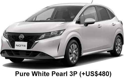 Nissan Note e-Power Color: Pure White Pearl