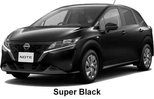 Nissan Note e-Power Color: Super Black