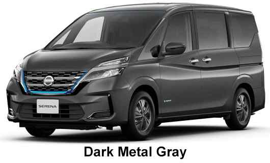 Nissan Serena e-power Color: Dark Metal Gray Solid