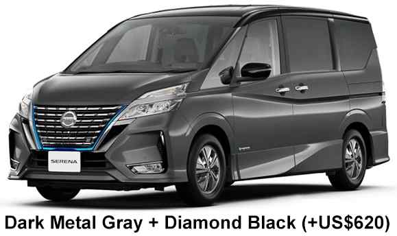 Nissan Serena e-power Highway Star Color: Dark Metal Grey Diamond Black