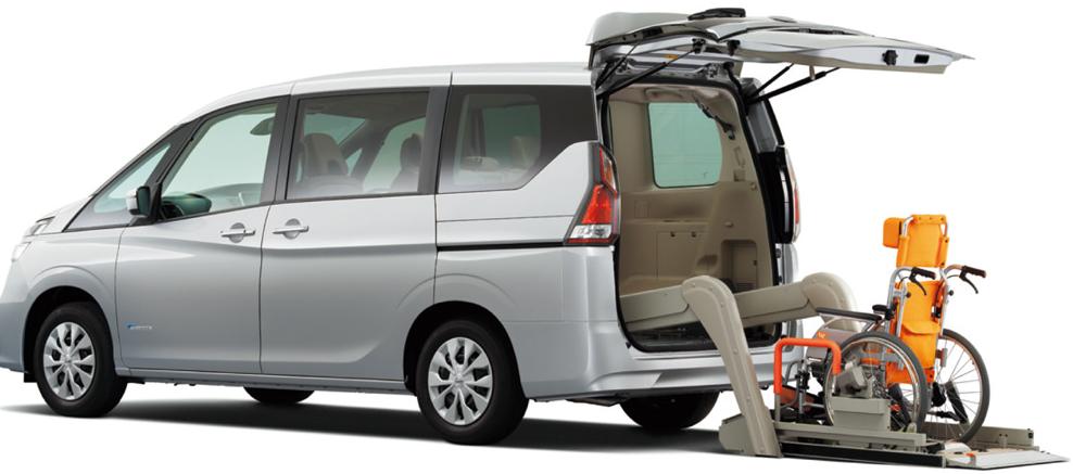 Nissan Serena Handicapped Car Rear Entry Slope Type