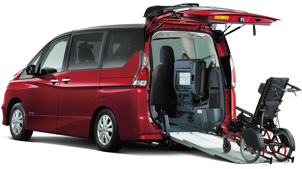 Nissan Serena Handicapped Car Rear Entry Slope Type