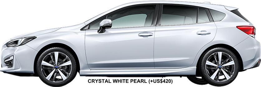 New Subaru Impreza Sport Body color: Crystal White Pearl (option color +US$420)