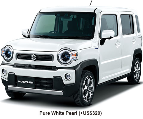 Suzuki Hustler Hybrid Color: Pure White Pearl