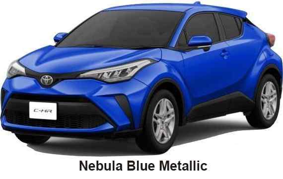 Toyota C-HR Color: Nebula Blue Metallic