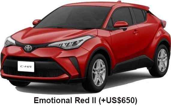 Toyota C-HR Color: Emotional Red II