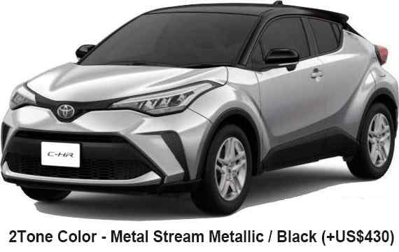 Toyota C-HR Hybrid Color: Metal Stream Metallic + Black