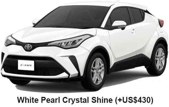 Toyota C-HR Hybrid Color: White Pearl Crystal Shine