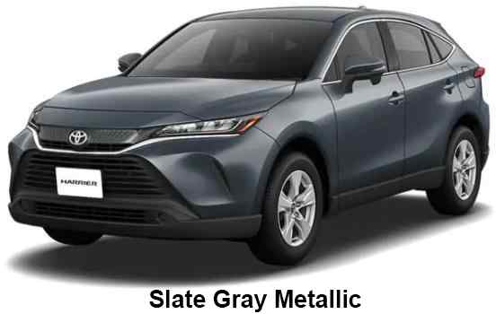 Toyota Harrier Hybrid Color: Slate Gray Metallic