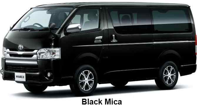 Toyota Hiace Wheelchair Color: Black Mica