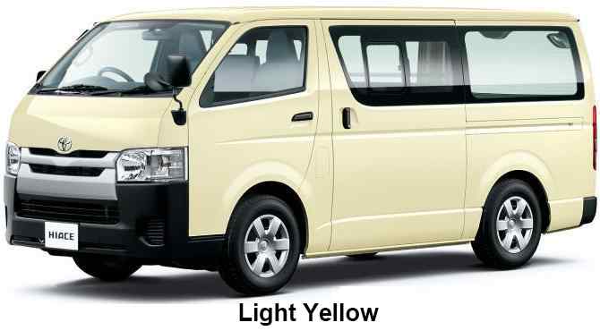 Toyota Hiace Wheelchair Color: Light Yellow