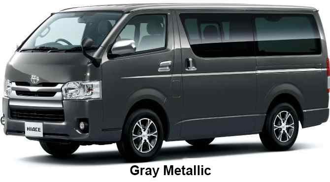 Toyota Hiace Wheelchair Color: Reay Metallic