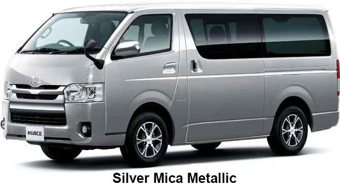 Toyota Hiace Wheelchair Color: Silver Mica Metallic