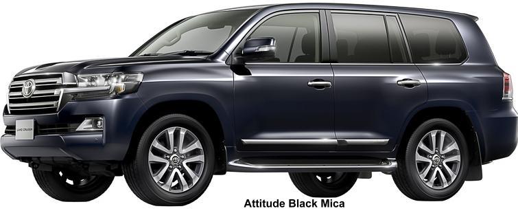 New Toyota Land Cruiser-200 Body color: Attitude Black Mica