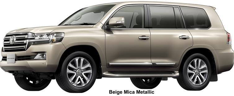 New Toyota Land Cruiser-200 Body color: Beige Mica Metallic