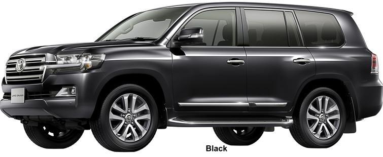 New Toyota Land Cruiser-200 Body color: Black