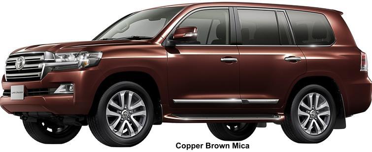 New Toyota Land Cruiser-200 Body color: Copper Brown Mica