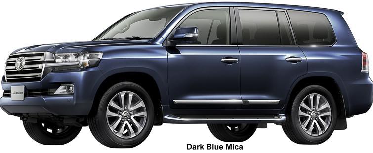 New Toyota Land Cruiser-200 Body color: Dark Blue Mica