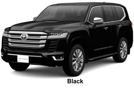 Toyota Land Cruser 300 Color: Black