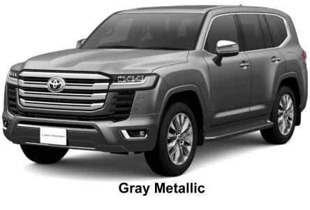 Toyota Land Cruser 300 Color: Gray Metallic