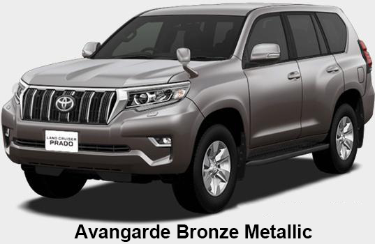 Toyota Land Cruiser Prado Color: Avangarde Bronze Metallic