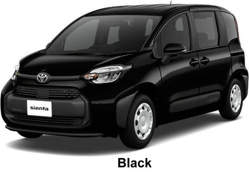 New Toyota Sienta body color: BLACK