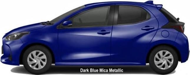 New Toyota Yaris body color: DARK BLUE MICA METALLIC