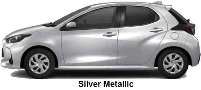 Toyota Yaris Hybrid Color: Silve Metallic