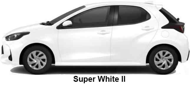 Toyota Yaris Hybrid Color: Super White