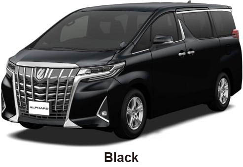 Toyota Alphard Hybrid Color: Black