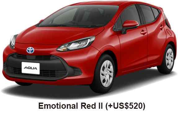 Toyota Aqua Color: Emotional Red II