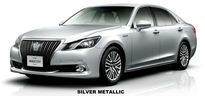 New Toyota Crown Majesta body color: Silver Metallic