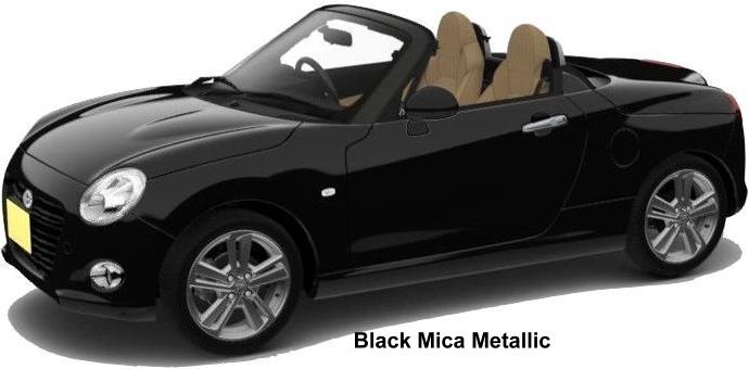 Daihatsu Copen Cero Color: Black Mica Metallic