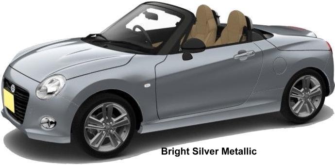 Daihatsu Copen Cero Color: Bright Silver Metallic